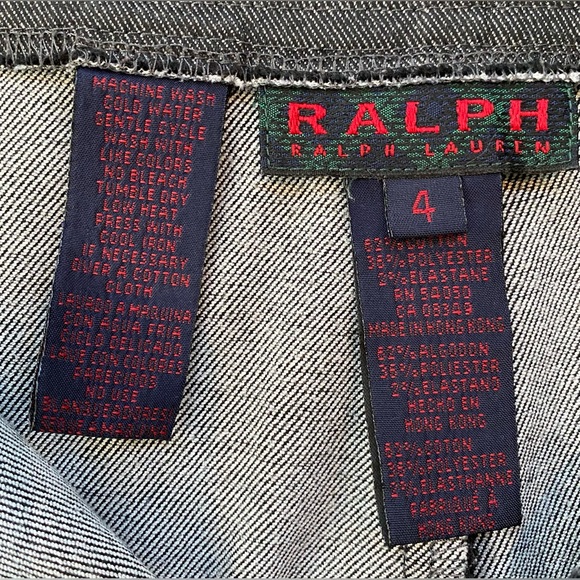 Ralph - Ralph Lauren Vintage Gray Jeans Zip Fly Snap Closure Size 4 - Picture 14 of 14